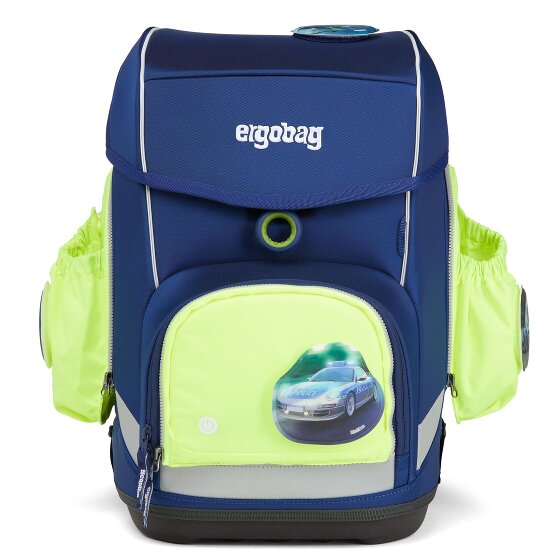 Ergobag Accessori Tasche laterali di sicurezza a led fluo Set 3 pezzi.