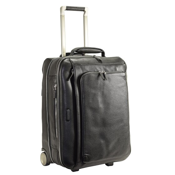 Piquadro Modus Trolley business a 2 ruote in pelle 52 cm Scomparto per laptop