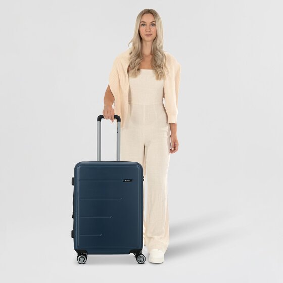 Gabol Future Plus 4 ruote Carrello 66 cm con piega di espansione