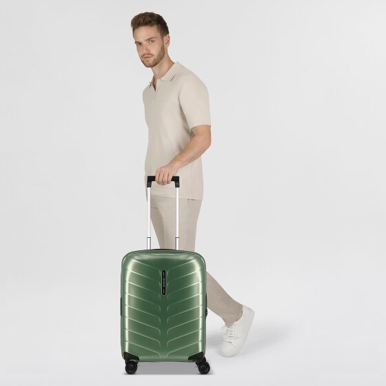 Samsonite Attrix 4 ruote Carrello della cabina 55 cm con piega di espansione