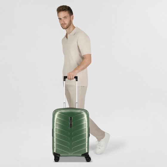 Samsonite Attrix 4 ruote Carrello della cabina 55 cm con piega di espansione