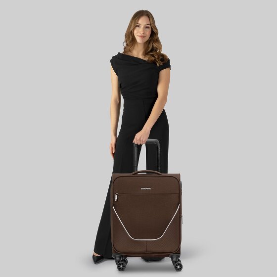 Stratic taska Trolley cabina a 4 ruote S 55 cm con piega a espansione