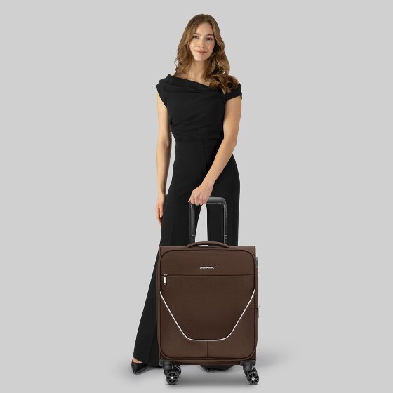 Stratic taska Trolley cabina a 4 ruote S 55 cm con piega a espansione