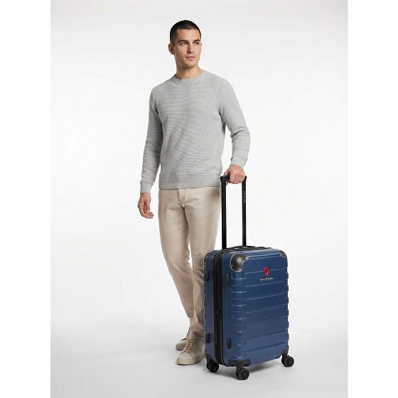 Tonino Lamborghini Milano 4 ruote Trolley cabina S 54 cm espandibile