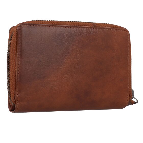 Greenburry Newport Portafoglio Protezione RFID Pelle 14 cm