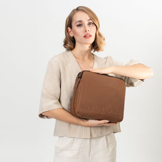 Farmhood Nashville XL borsa a tracolla 2 scomparti in pelle 29 cm