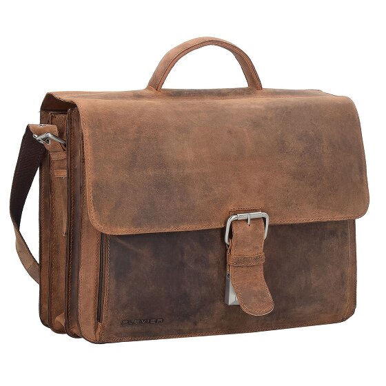 Plevier Retro Newton Valigetta Pelle 41 cm Scomparto per laptop