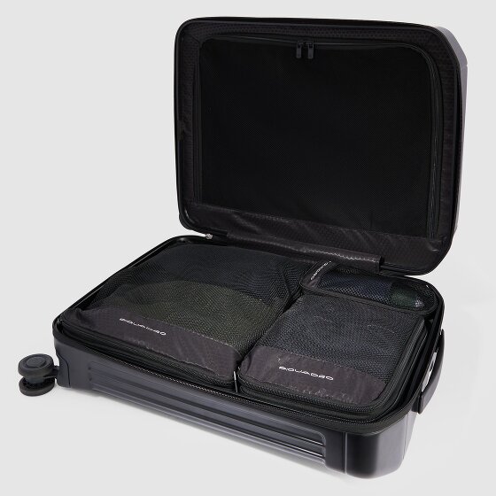 Piquadro Borsa a cubo da 19 cm con piega di espansione