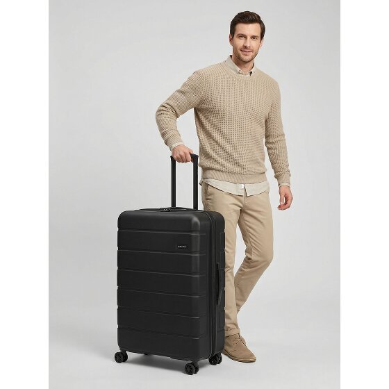 Saxoline Miami 4 ruote Carrello L 75 cm con piega di espansione