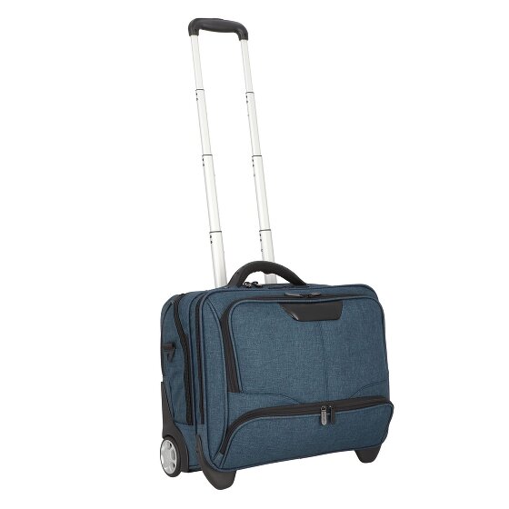 Dermata 2 ruote Carrello business 46 cm Scomparto per laptop