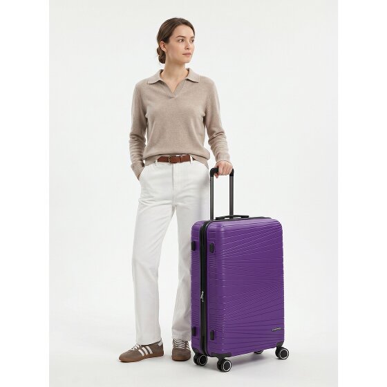 Franky Dallas 3.0 Carrello a 4 ruote M 65 cm con piega elastica