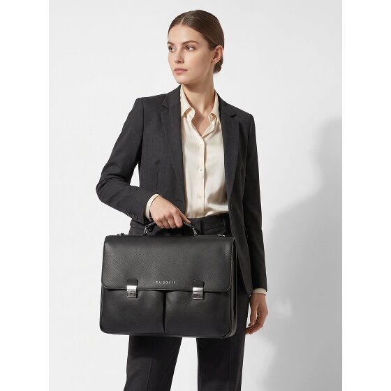 bugatti Valencia Cartella Vera Pelle 43 cm Vano porta PC