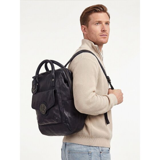 Harbour 2nd Anchor Love Daypack Vera Pelle 34 cm
