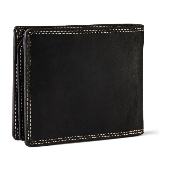 Jack Kinsky Baltimore 101 Portafoglio Protezione RFID Pelle 13 cm