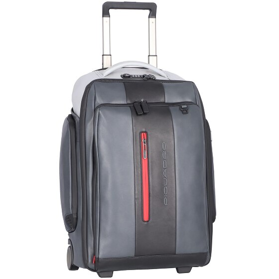 Piquadro Urban 2 ruote Zaino trolley Vera Pelle 53.5 cm Vano porta PC