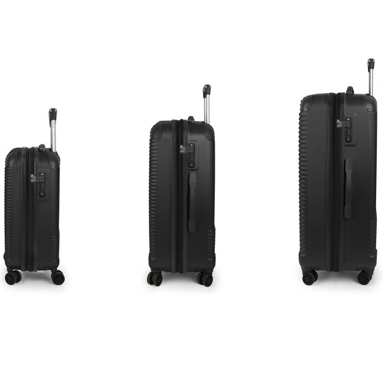 Gabol Balance XP 4 ruote Set di valigie 3 pezzi con piega di espansione