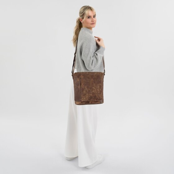 Harold's Borsa a tracolla in pelle croccante 27 cm Harold's Borsa a tracolla in pelle croccante 27 cm