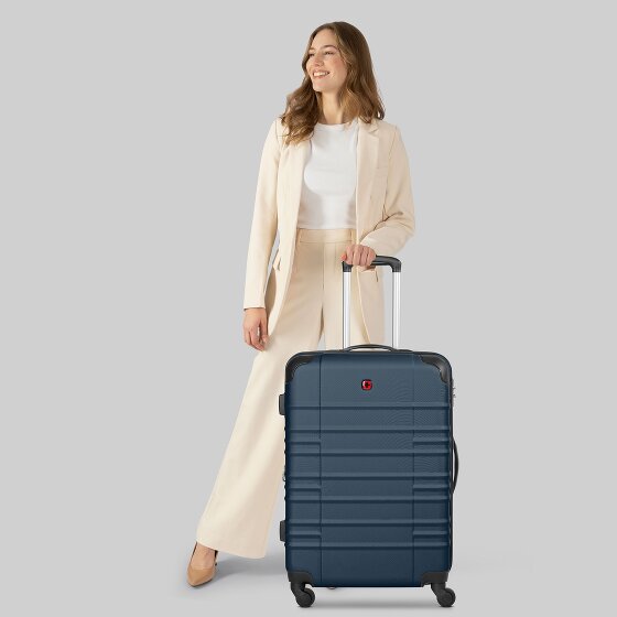 Wenger Amplar Evo 4 ruote Carrello M 65 cm con piega di espansione