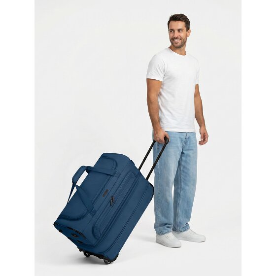 Redolz Duffle Essentials Borsa da viaggio a 2 ruote 55 cm M con patta di espansione