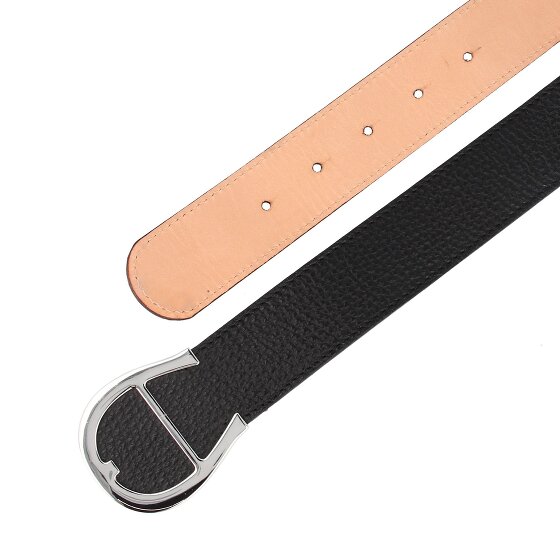 AIGNER Cintura con logo in pelle