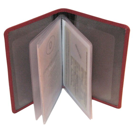 Golden Head Polo Identity Card Case RFID in pelle 9 cm
