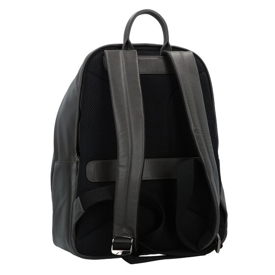 DuDu New York Zaino da giorno Vera Pelle 41 cm Vano porta PC