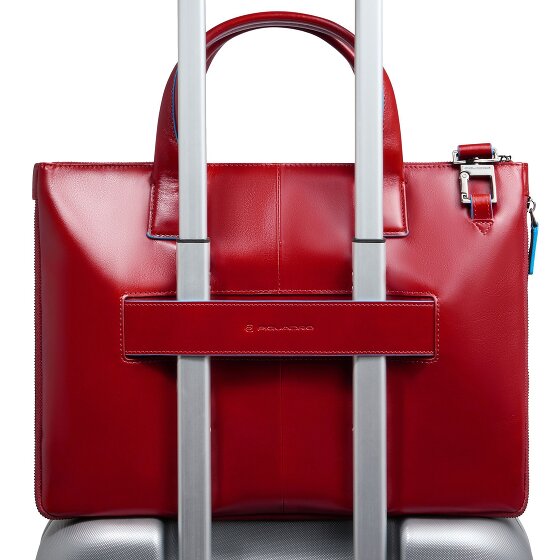 Piquadro Blue Square Borsa shopper Pelle 38 cm Scomparto per laptop con piega di espansione