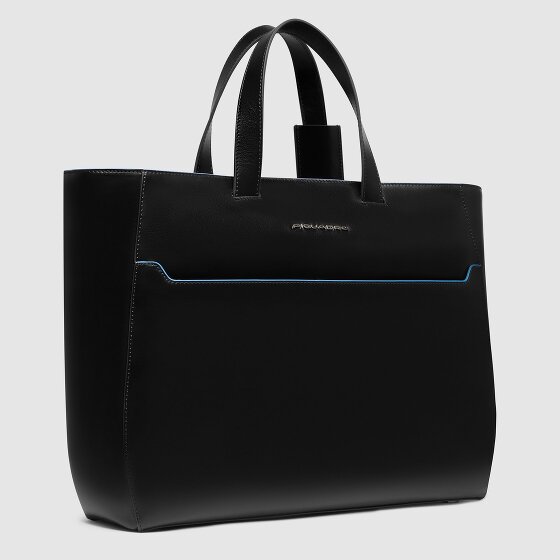 Piquadro Blue Square Borsa shopper Vera Pelle 40 cm