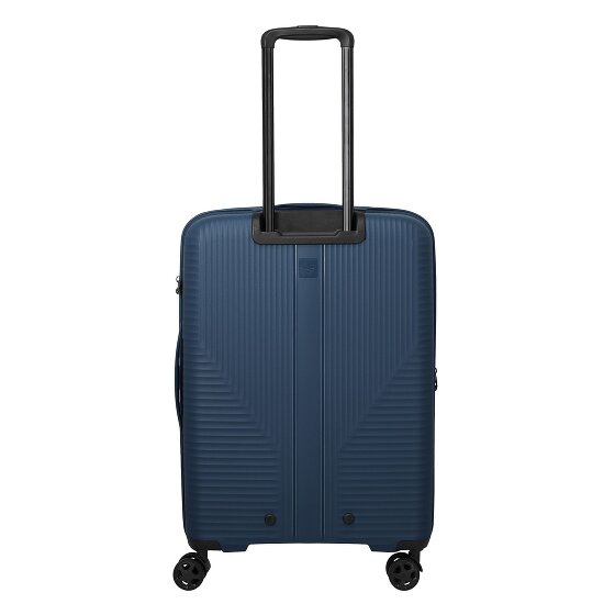 Travelite Air Stripe 4 ruote Set di valigie 3 pezzi con piega di espansione