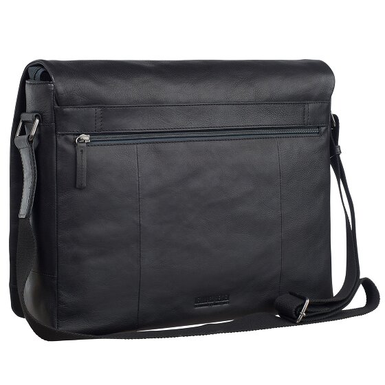 Leonhard Heyden Hamburg Messenger in pelle 38 cm Scomparto per laptop
