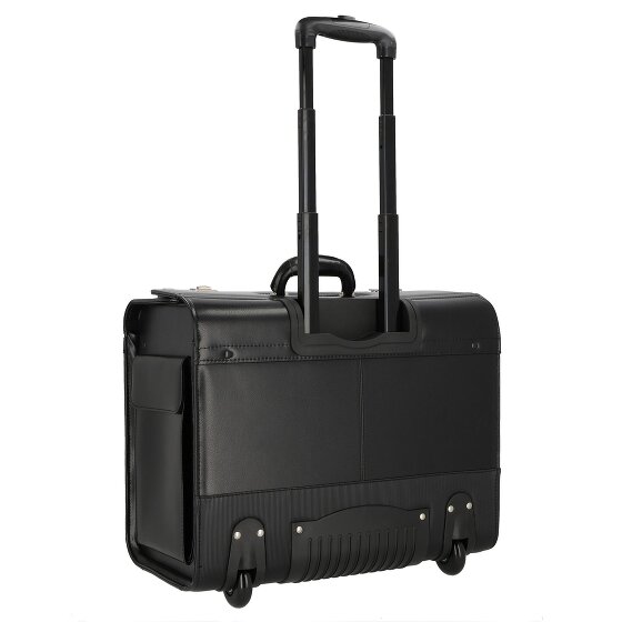 Dermata 2 ruote Carrello pilota Pelle 39 cm