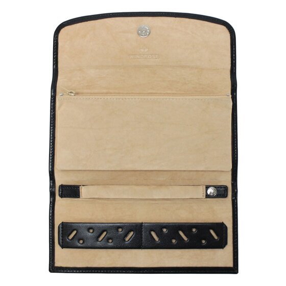 Windrose Merino Scatola per gioielli Pelle 20 cm