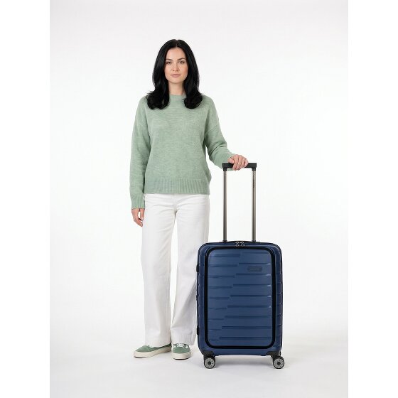Travelite Air Base 4 ruote Trolley cabina 55 cm Vano porta PC