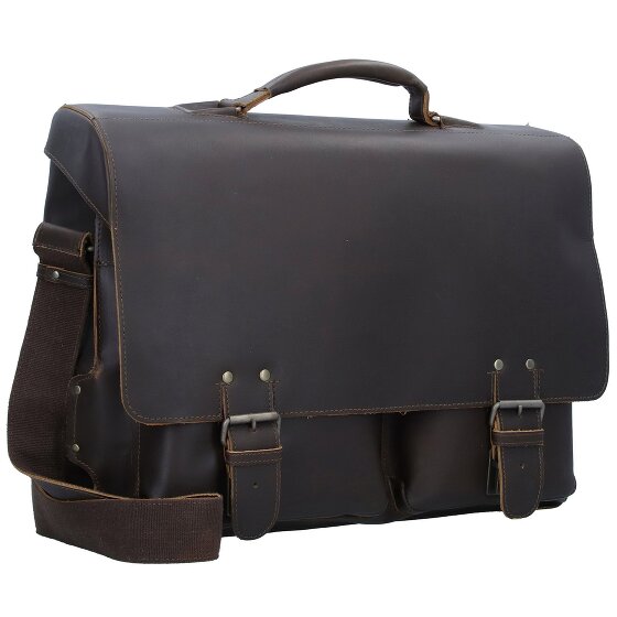 aunts & uncles Hunter Jack Messenger in pelle 45 cm Scomparto per laptop