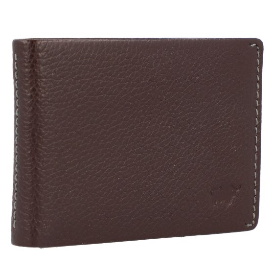 Braun Büffel Portafoglio Prato RFID in pelle 10 cm