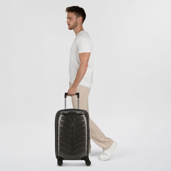 Samsonite Attrix 4 ruote Carrello della cabina 55 cm con piega di espansione