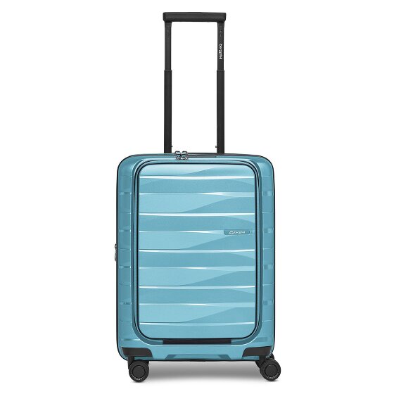 Bergpfeil Travel 4 ruote Carrello della cabina 55 cm Scomparto per laptop con piega di espansione