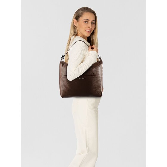 Mandarina Duck Mellow Leather Borsa a spalla Vera Pelle 33 cm