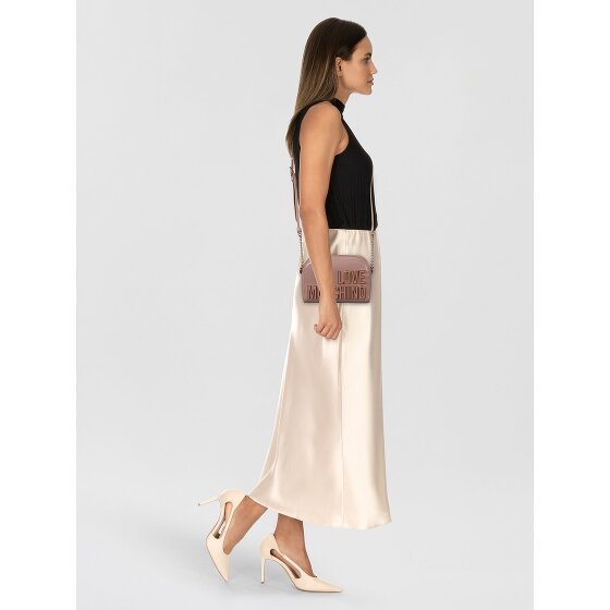 Love Moschino Enameled Logo Borsa a tracolla 20 cm