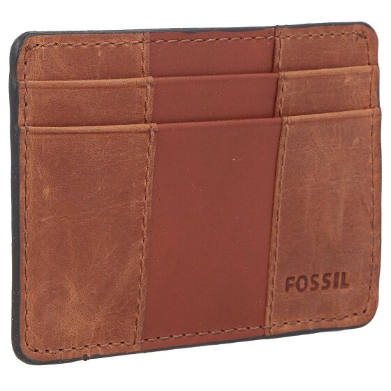 Fossil Everett Custodia per carte di credito in pelle 10 cm