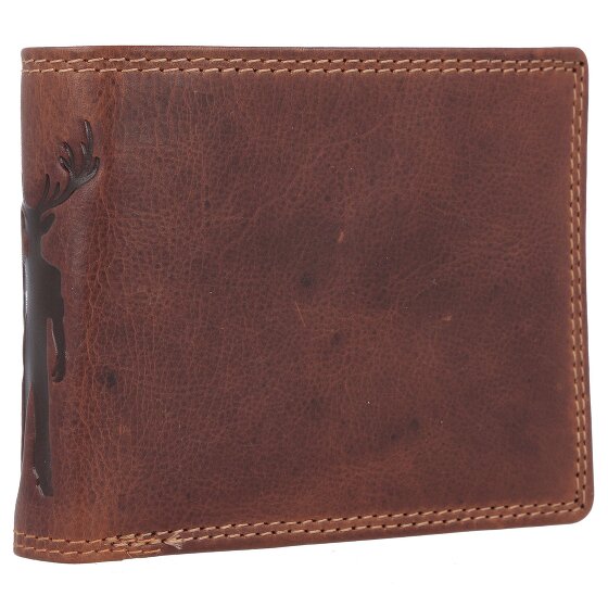 Jack Kinsky Monterey Portafoglio Protezione RFID Pelle 11.5 cm