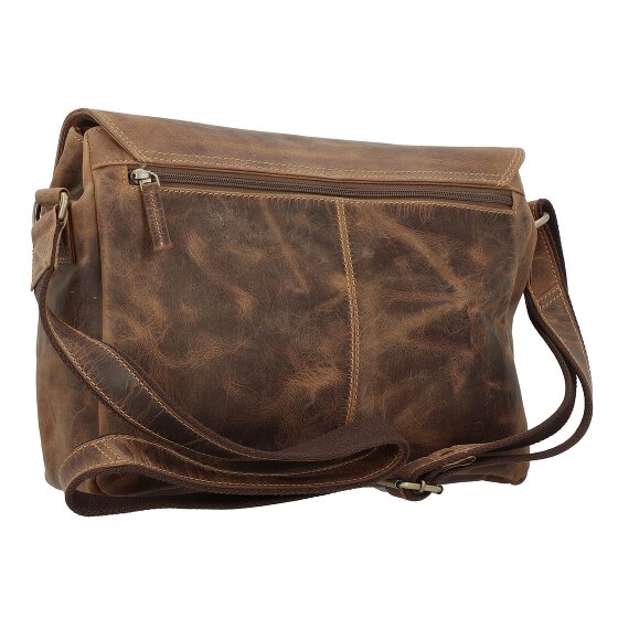 Greenburry Messenger vintage in pelle 34 cm
