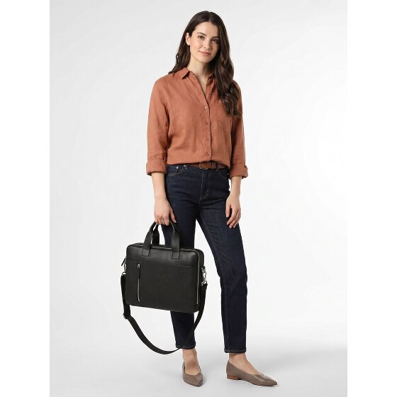 Strellson Kennington Valigetta Vera Pelle 40 cm Vano porta PC