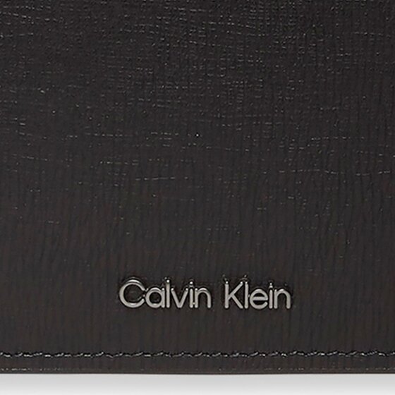 Calvin Klein Saffiano Portafoglio Protezione RFID Pelle 12 cm