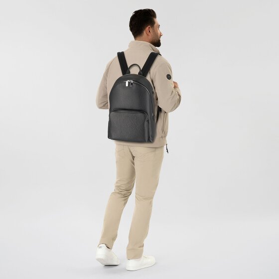 Boss New Crosstown Zaino da giorno Vera Pelle 42 cm Vano porta PC