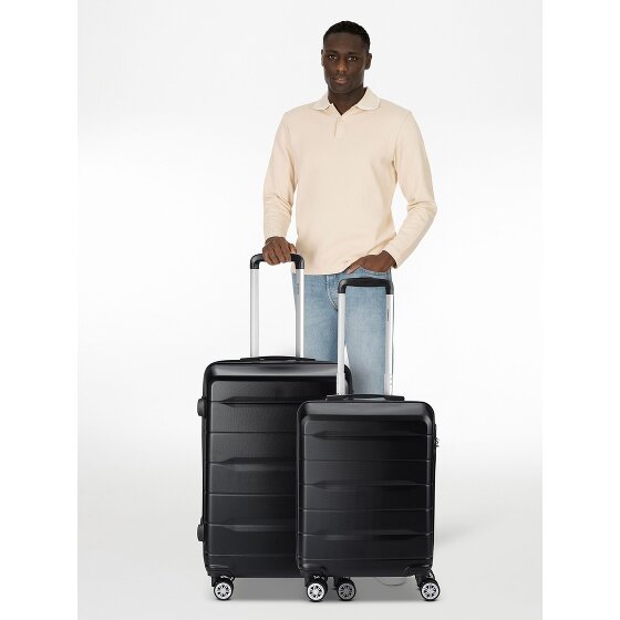 Benzi 5583 4 ruote Set di valigie 2 pezzi