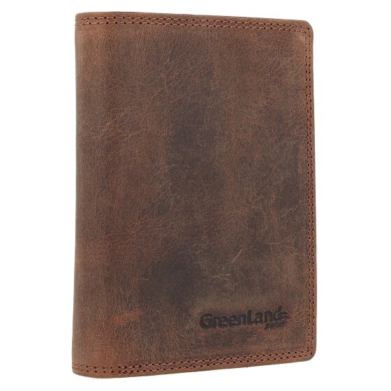 Greenland Nature Montenegro Portafoglio RFID in pelle 9 cm
