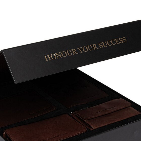 The Chesterfield Brand Set regalo portafoglio 4 pezzi in pelle 12 cm