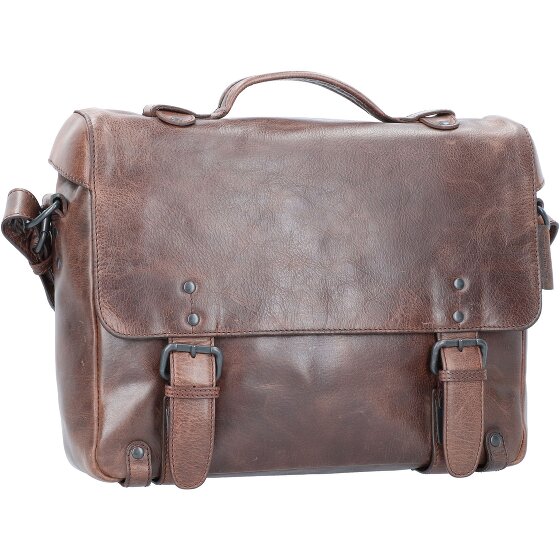 aunts & uncles Workmates Brain Cartella in pelle con scomparto per laptop da 35 cm