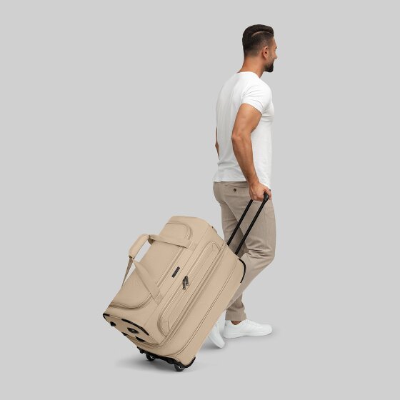 Redolz Duffle Essentials Borsa da viaggio a 2 ruote 55 cm M con patta di espansione
